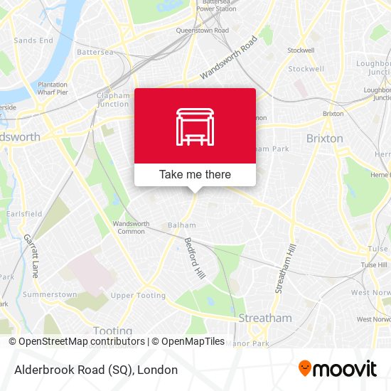 Alderbrook Road (SQ) map
