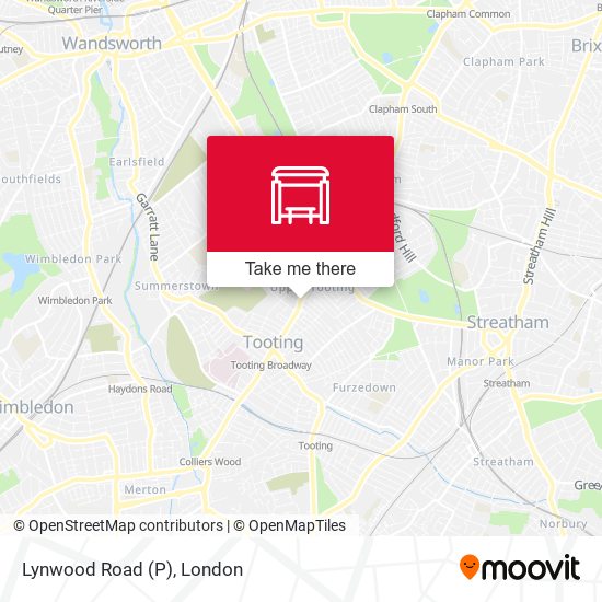 Lynwood Road (P) map