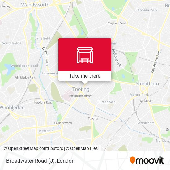 Broadwater Road (J) map