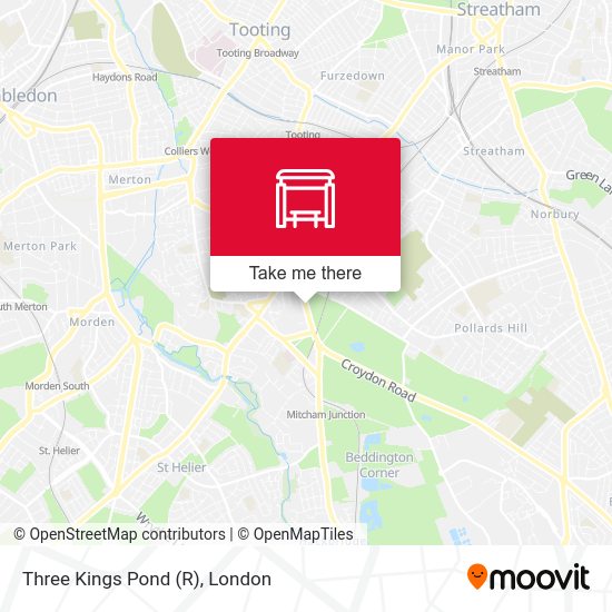 Three Kings Pond (R) map