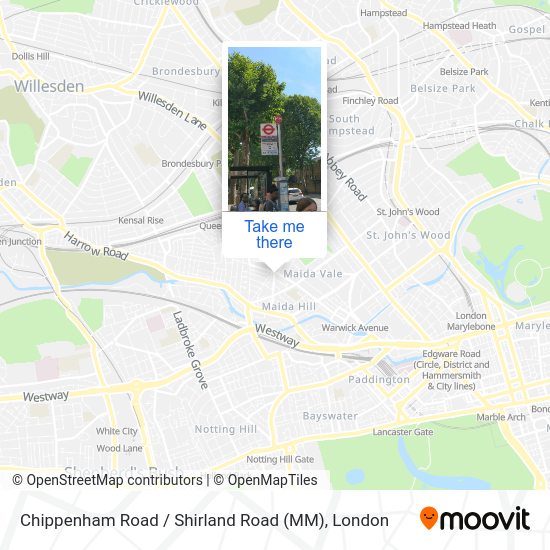 Chippenham Road / Shirland Road (MM) map