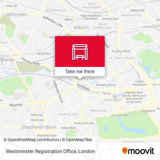 Westminster Registration Office (G) map