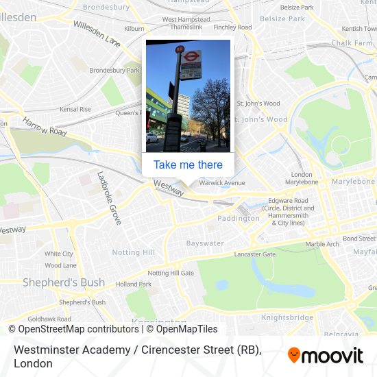 Westminster Academy / Cirencester Street (RB) map