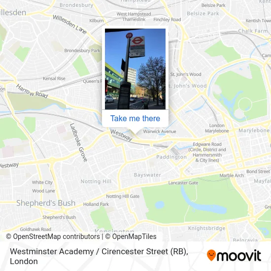 Westminster Academy / Cirencester Street (RB) map