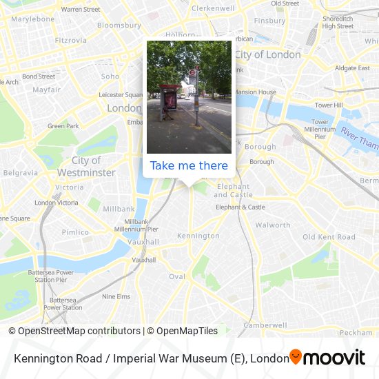 Kennington Road / Imperial War Museum (E) map