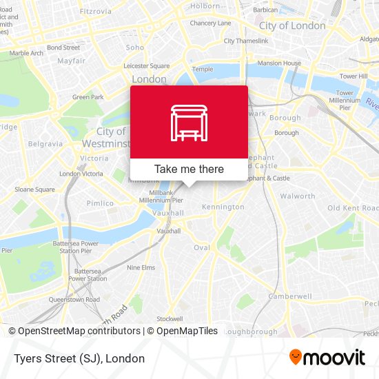 Tyers Street (SJ) map
