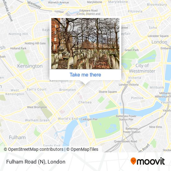 Fulham Road (N) map