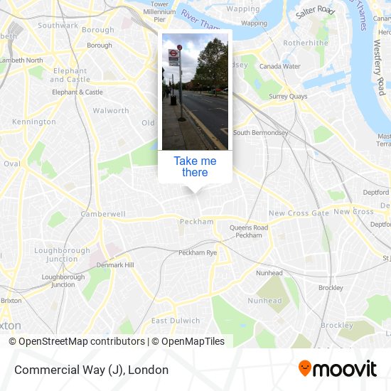 Commercial Way (J) map