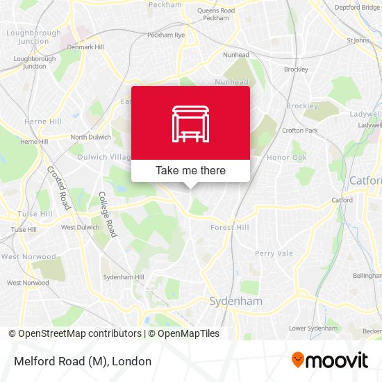 Melford Road map