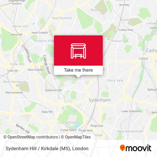 Sydenham Hill / Kirkdale (MS) map
