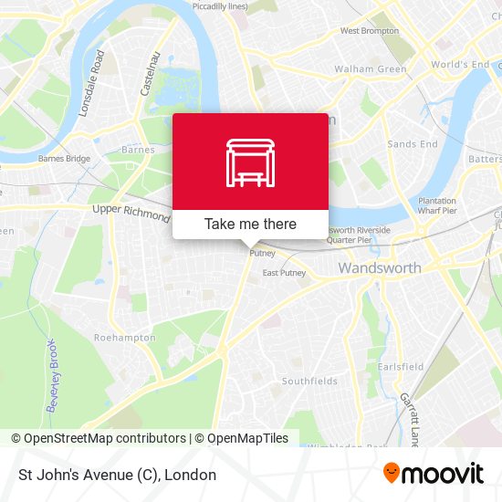 St John's Avenue (C) map