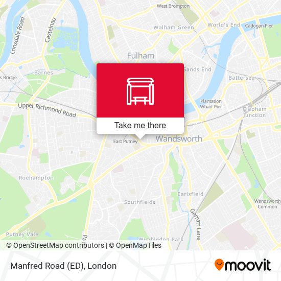 Manfred Road (ED) map