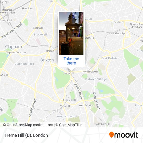 Herne Hill (D) map