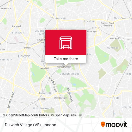 Dulwich Village (VF) map