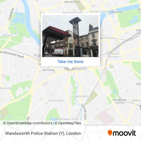 Wandsworth Police Station (Y) map