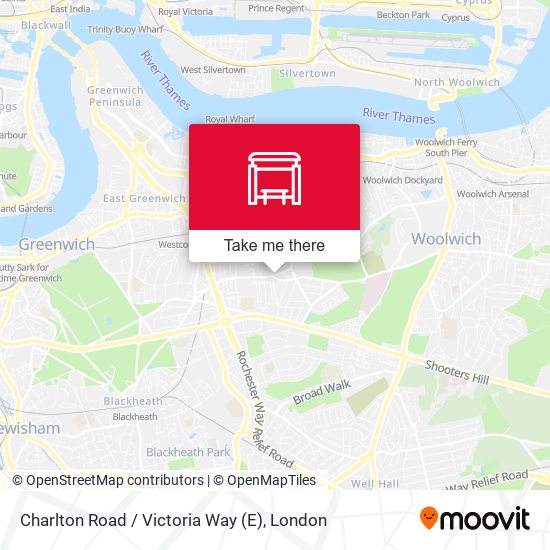 Charlton Road / Victoria Way (E) map