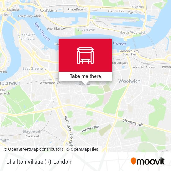 Charlton Village (R) map