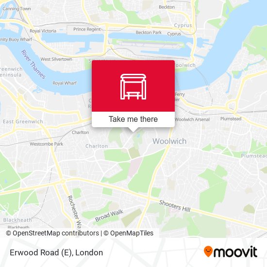 Erwood Road map
