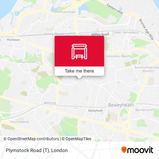 Plymstock Road (T) map