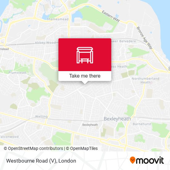 Westbourne Road (V) map
