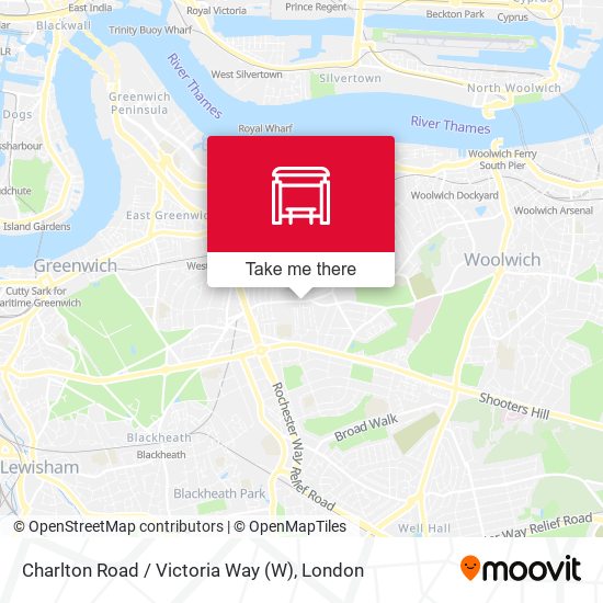 Charlton Road / Victoria Way map