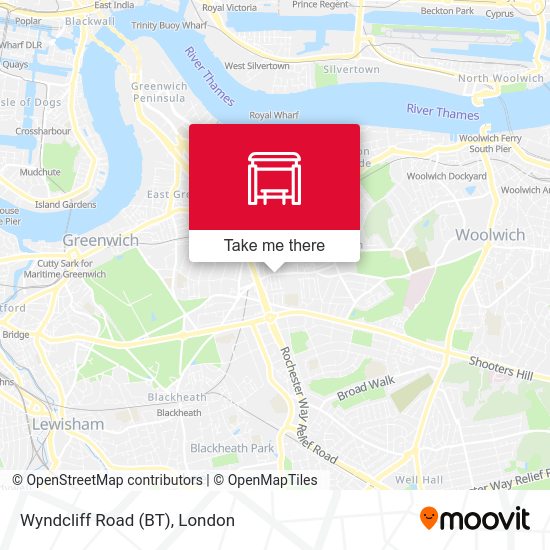 Wyndcliff Road (BT) map