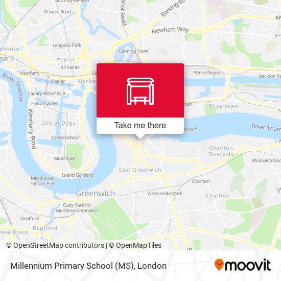 Millennium Primary School (MS) map