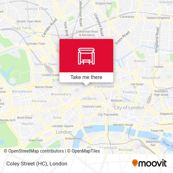Coley Street (HC) map