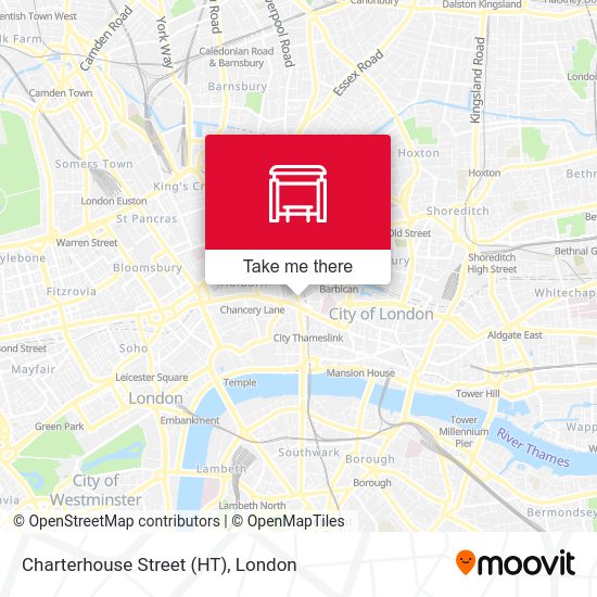 Charterhouse Street (HT) map