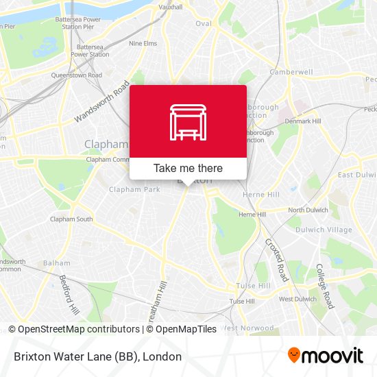 Brixton Water Lane (BB) map