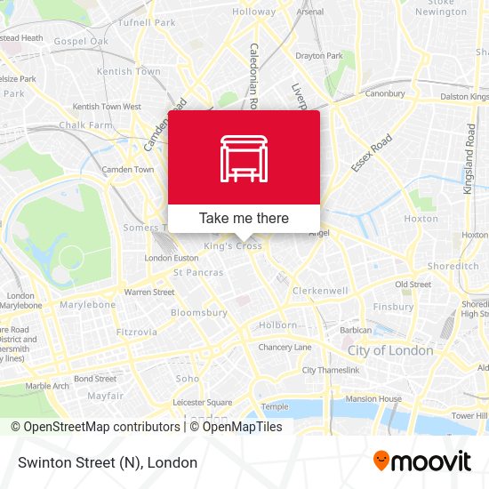 Swinton Street (N) map