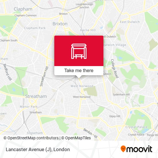 Lancaster Avenue (J) map
