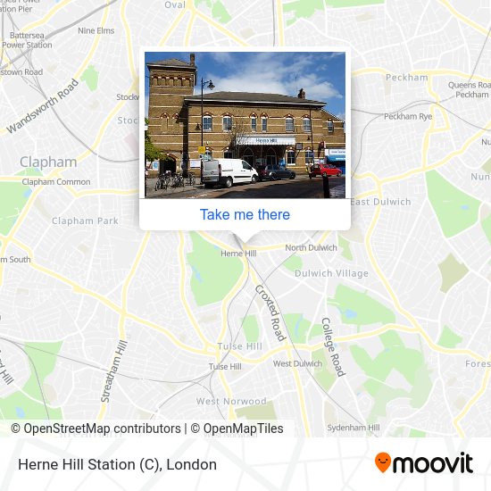 Herne Hill Station (C) map