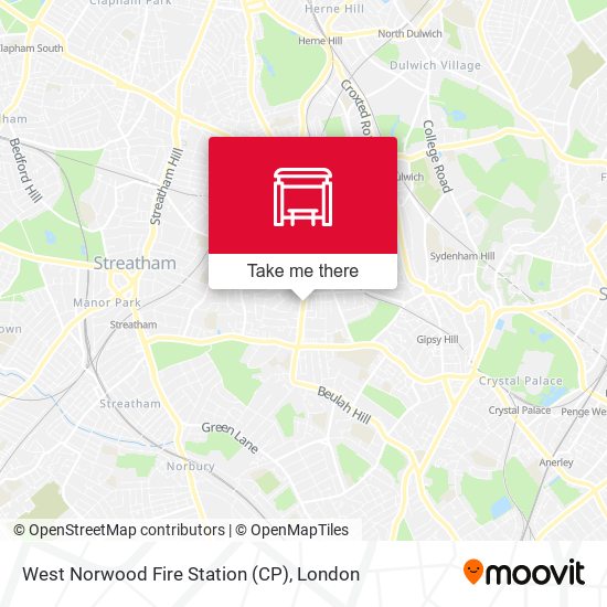 West Norwood Fire Station (CP) map