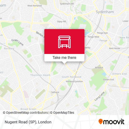 Nugent Road (SP) map