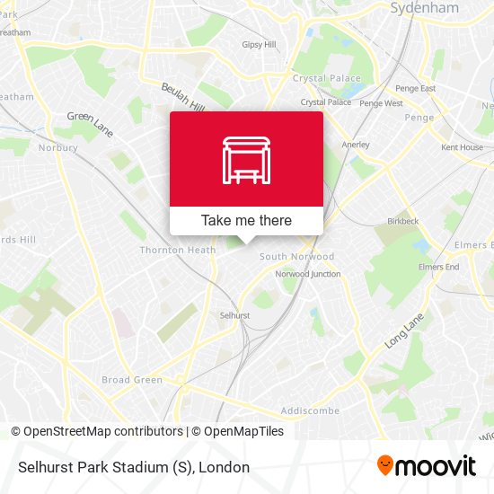 Selhurst Park Stadium map