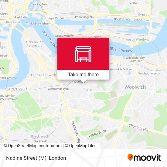 Nadine Street (M) map