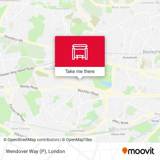 Wendover Way (P) map