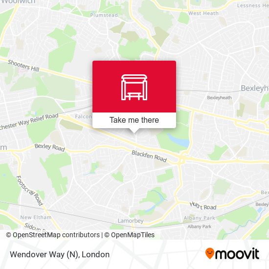 Wendover Way (N) map