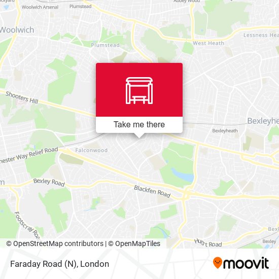 Faraday Road (N) map