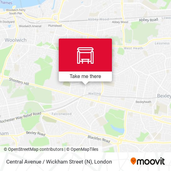 Central Avenue / Wickham Street (N) map