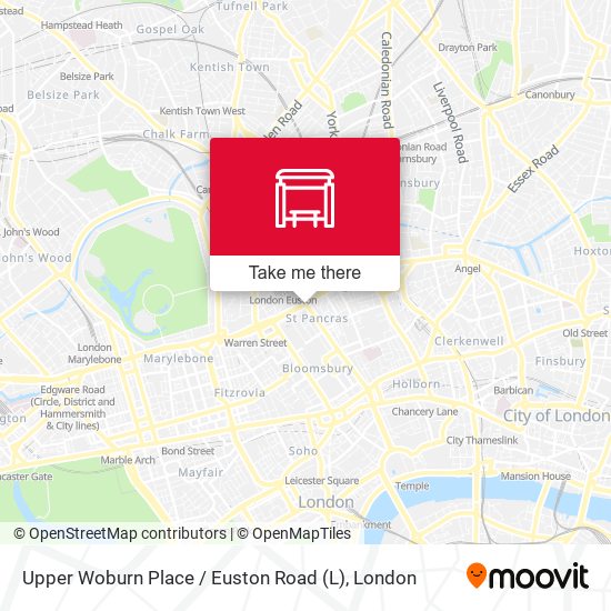 Upper Woburn Place / Euston Road (L) map