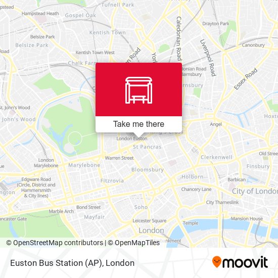 Euston Bus Station (AP) map