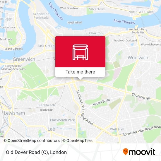 Old Dover Road (C) map