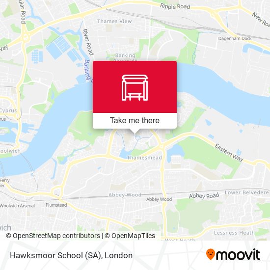 Hawksmoor School (SA) map