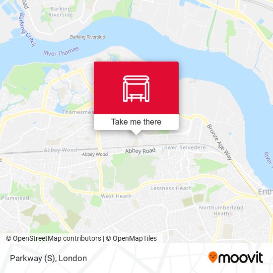 Parkway (S) map