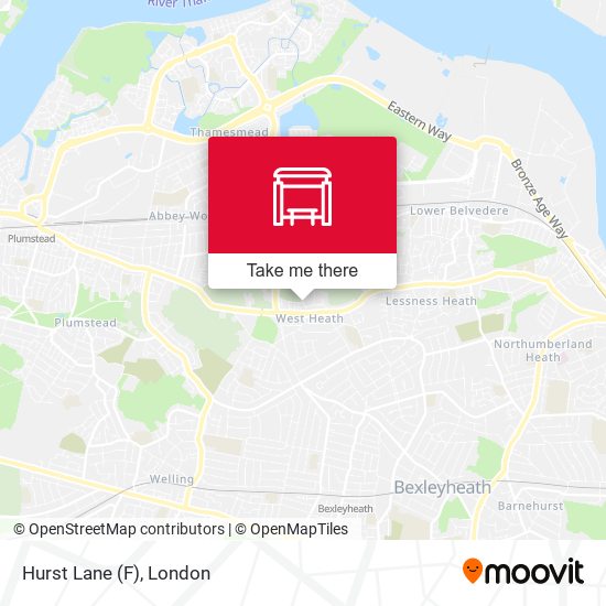 Hurst Lane (F) map