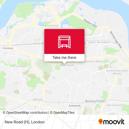 New Road (H) map