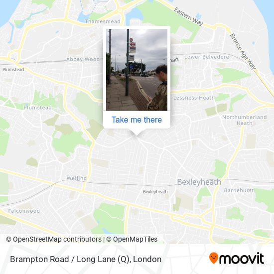 Brampton Road / Long Lane (Q) map