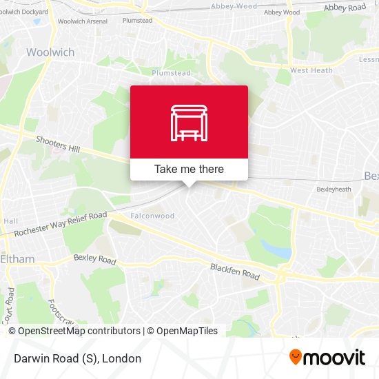 Darwin Road (S) map